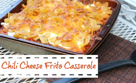 Chili Cheese Frito Casserole - Quick To Make and Scrumptious