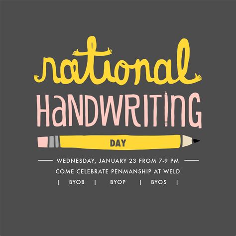 national handwriting day | Handwriting, Writing, Penmanship