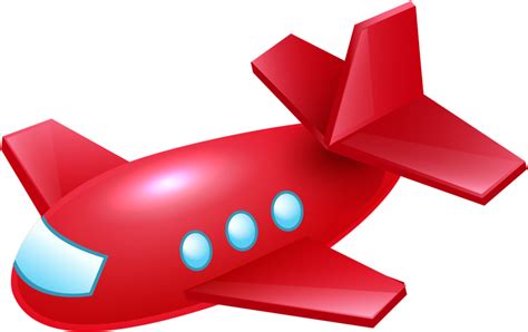 Download Red Cartoon Airplane | Wallpapers.com