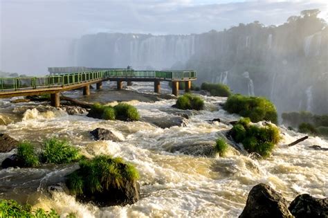 Premium Photo | Iguazu falls in the national park, brazil waterfall ...