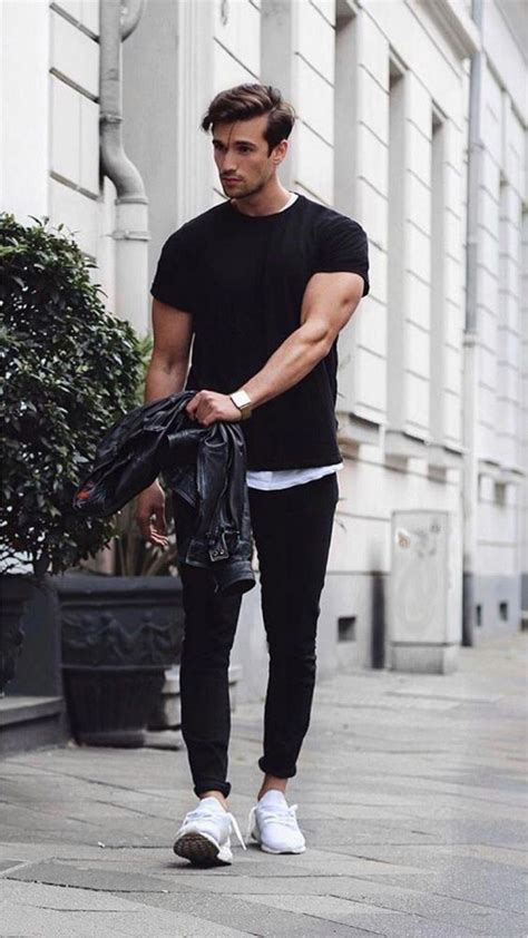 Tenue décontractée noire - # tenue décontractée #black | Style décontracté pour hommes, Mode ...