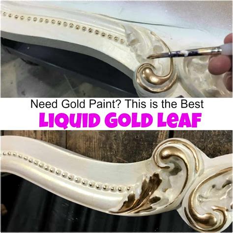 Need Gold Paint? This is the Best Liquid Gold Leaf Ever