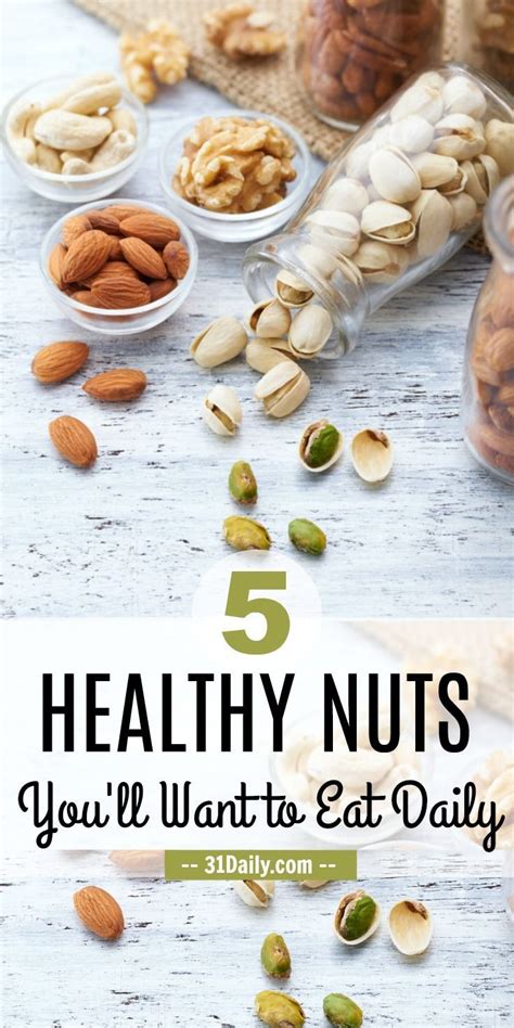 5 Healthy Nuts You'll Want to Eat Daily | Healthy nuts, Healthy living ...