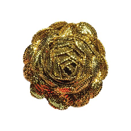 Christmas Memories Gold Ric Rac Flower graphic by Janet Kemp | DigitalScrapbook.com Digital ...