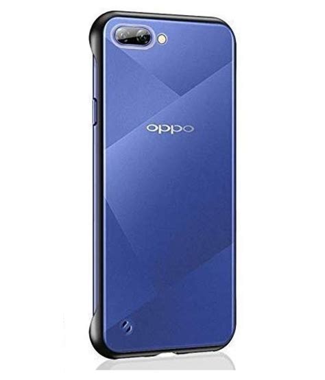 Oppo A3s Plain Cases KOVADO - Black Slim & Camera Protection - Plain ...