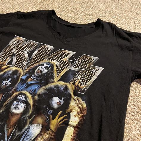 KISS band graphic t shirt - size large perfect for... - Depop