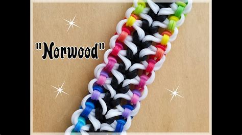 "Norwood" Rainbow Loom Bracelet/How To Tutorial - YouTube