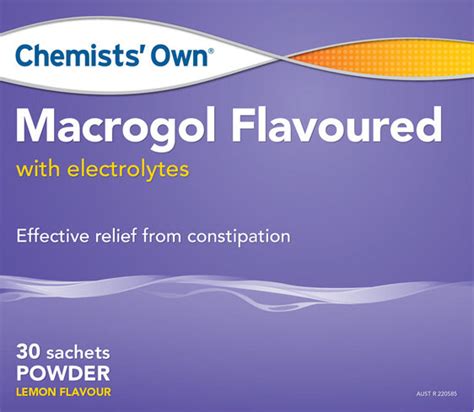 CHEMIST's OWN MACROGOL POWDER SACHETS 30 - Narrabri Karen Carter Chemist