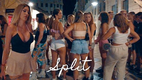 Split Croatia Nightlife FULL TOUR 2022 🇭🇷 Old Town, Split Walking Tour, Insane Nightlife - YouTube