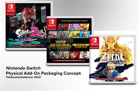 Tried to imagine what physical DLC releases for Switch could look like ...