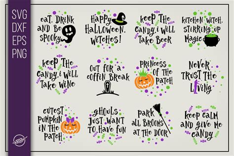 Funny Halloween Quotes Graphic by Boertiek · Creative Fabrica