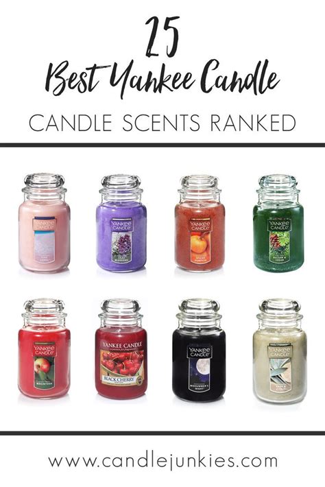 The Top 25 Best Yankee Candle Scents Ranked | Candle Junkies | Yankee candle scents, Yankee ...