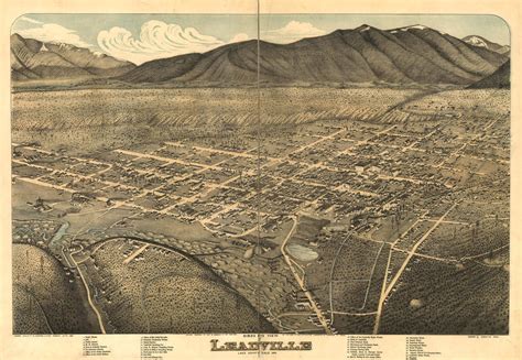 Historic Map - Leadville, CO - 1879 | World Maps Online