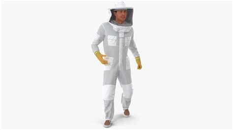 Man wearing beekeeping suit 3D - TurboSquid 1657469