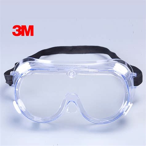 3M 1621AF Anti Impact and Anti chemical splash Goggle Glasses Safety ...