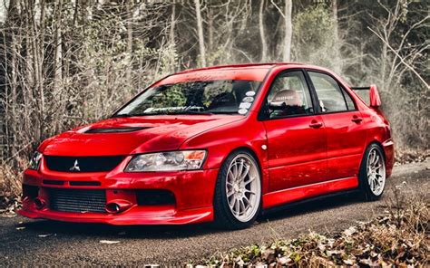 Download wallpapers Mitsubishi Lancer Evolution IX, tuning, HDR ...