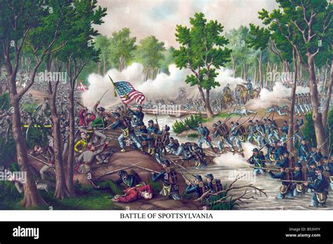 Battle of Spotsylvania Courthouse Stock Photo - Alamy