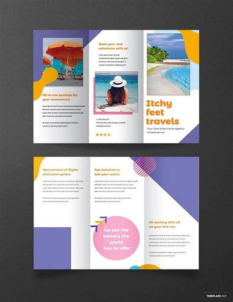 Holiday Travel Brochure Template in MS Word, Illustrator, Photoshop, Pages, Publisher, GDocsLink ...