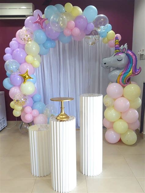 Balloon Garland and Backdrop, Hobbies & Toys, Stationery & Craft, Occasions & Party Supplies on ...