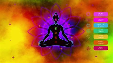 meditation opens all chakras balances energy Stock Footage Video (100% Royalty-free) 1065216730 ...