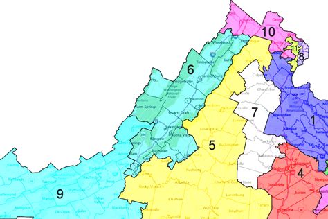 Map Of Virginia State Senate Districts | Virginia Map