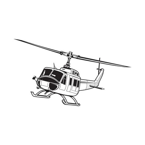 helicopter outline helicopter silhouette 5248826 Vector Art at Vecteezy