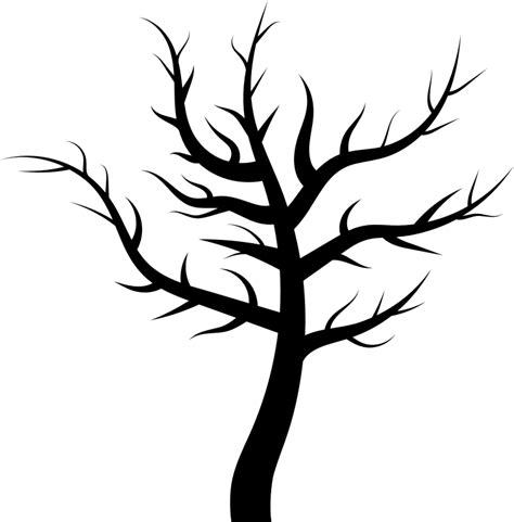 Barren Tree Silhouette 3 - Openclipart