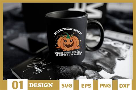 Halloween Town Pumpkin Graphic by Skinite · Creative Fabrica