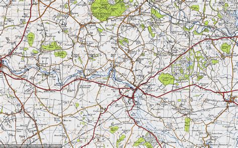 Historic Ordnance Survey Map of Crawley, 1946