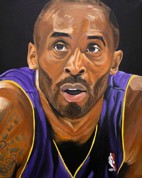 Kobe Bryant Acrylic Painting Fine Art Original Painting | Etsy