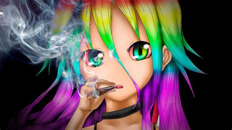 ANIME GIRL SMOOK WEED by TheFokerMX on DeviantArt