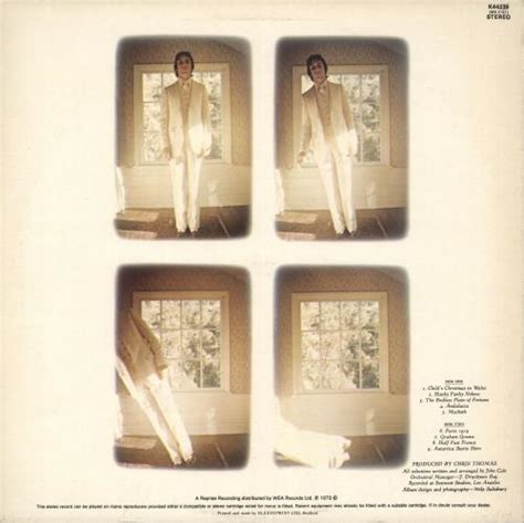 John Cale Paris 1919 - 2nd UK vinyl LP album (LP record) (707232)