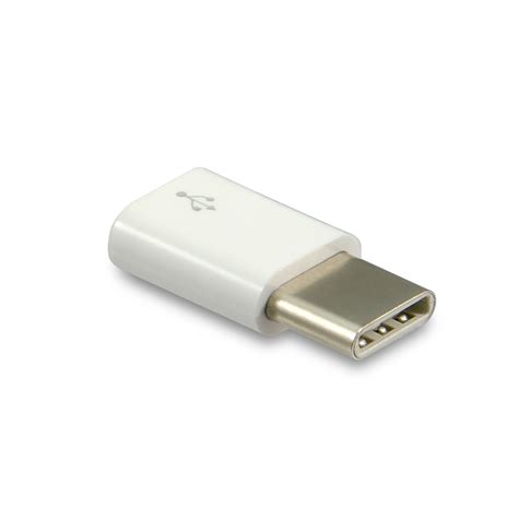 USB micro-B to USB-C Adapter (White) | Buy in Australia | CE06429 ...