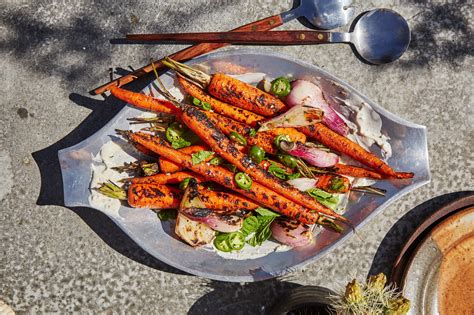 Grilled Carrots with Yogurt | Bon Appétit