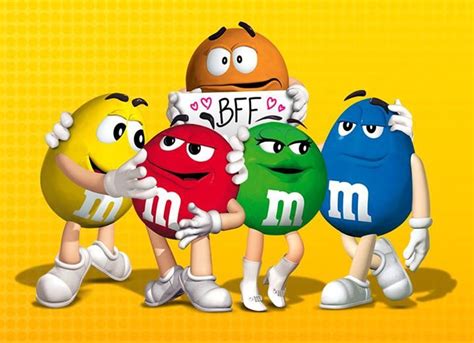 BFF M&M's | M&m characters, M & m, Bff cartoon