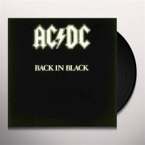 AC/DC BACK IN BLACK Vinyl Record