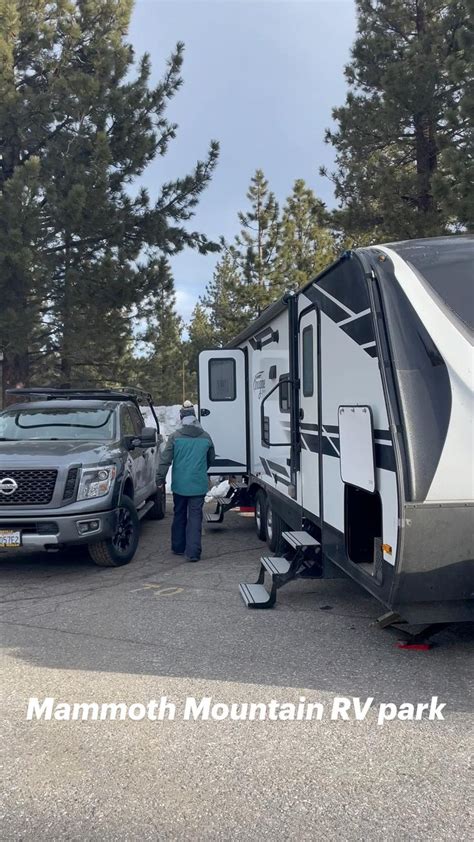 Mammoth Mountain RV park | Mammoth mountain, Winter camping, Rv parks