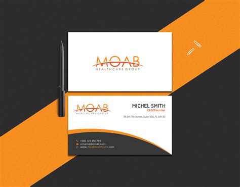 Business Card Mockup PSD file | Free Download Vol.2 on Behance