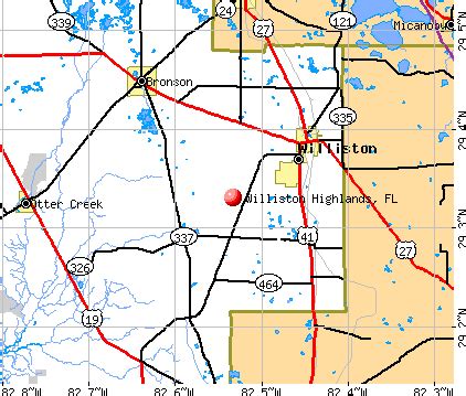 Map Of Williston Florida | Draw A Topographic Map