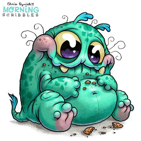 Pin by Ernest on morning scribbles | Cute monsters drawings, Cute ...