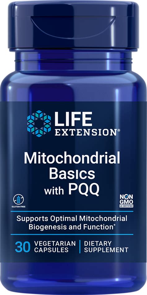 Mitochondrial Basics, PQQ, 30 capsules | Life Extension