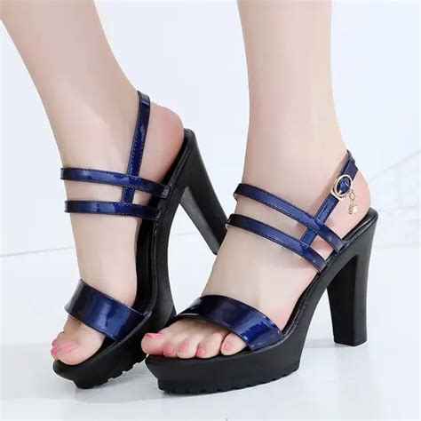 D&Henlu Big Size Shoes Women Sandals 2018 Gladiator High Heels Sandals ...