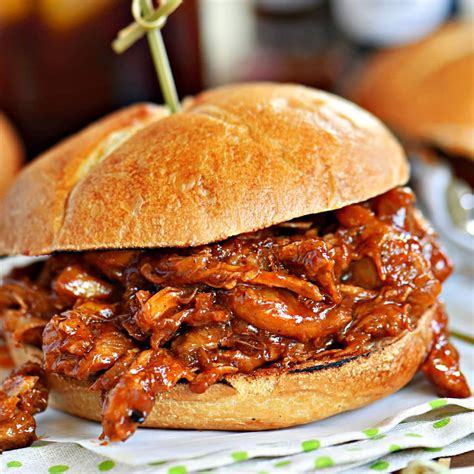 BBQ Pulled Chicken Recipe - Mom On Timeout