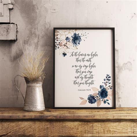 Scripture Wall Art Bible Verse Wall Art Bible Quote Wall Art - Etsy