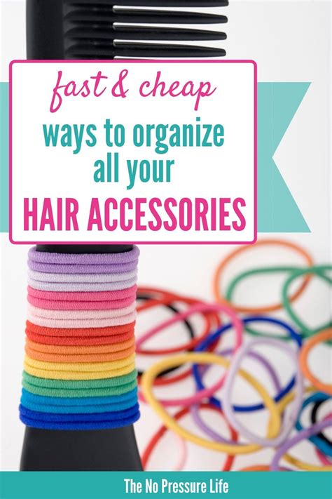 Hair Accessory Organization Ideas that Really Work | Organizing hair accessories, Hair ...