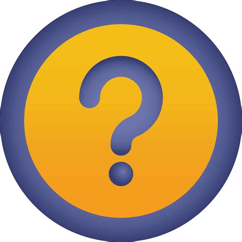 Question Mark Circle Icon In Blue And Orange Color. 24556475 Vector Art ...