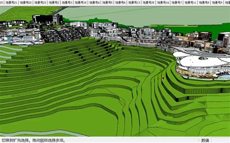 【创界景观软件课堂】-Sketchup制作大型山地地形的捷径工具_哔哩哔哩_bilibili