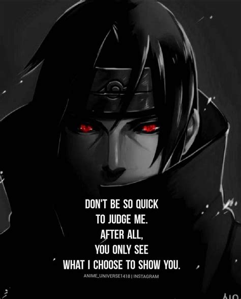 Itachi Sad Quotes - Depp My Fav