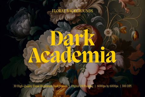 Gothic Aesthetic, Dark Academia Aesthetic, Flower Aesthetic, Plant Illustration, Pattern ...