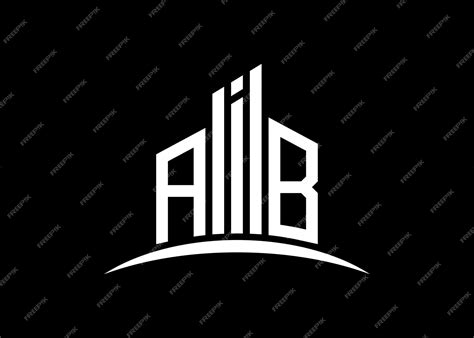 Premium Vector | Letter aib building vector monogram logo design ...